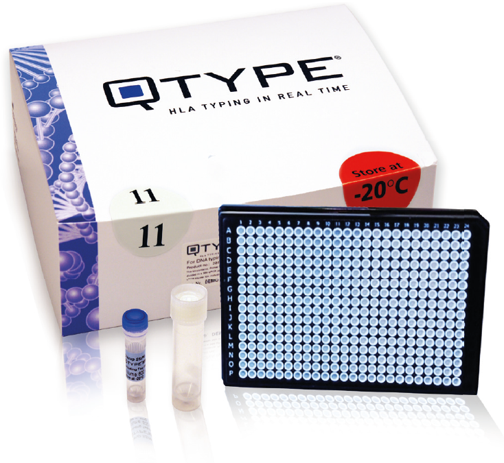 Le test QTYPE effectue un typage 11 loci en 1H00 et identifie 100% des SAB contenus dans le panel de One Lambda et d’Immucor-Werfen